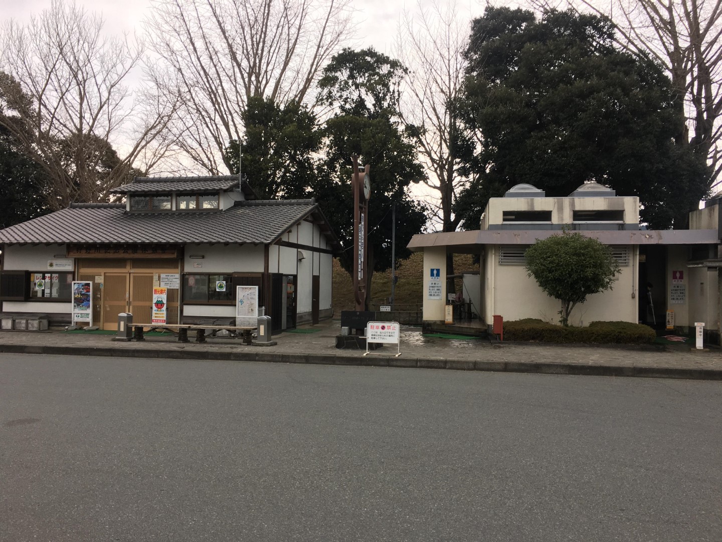 静岡県修善寺町狩野川記念公園駐車場