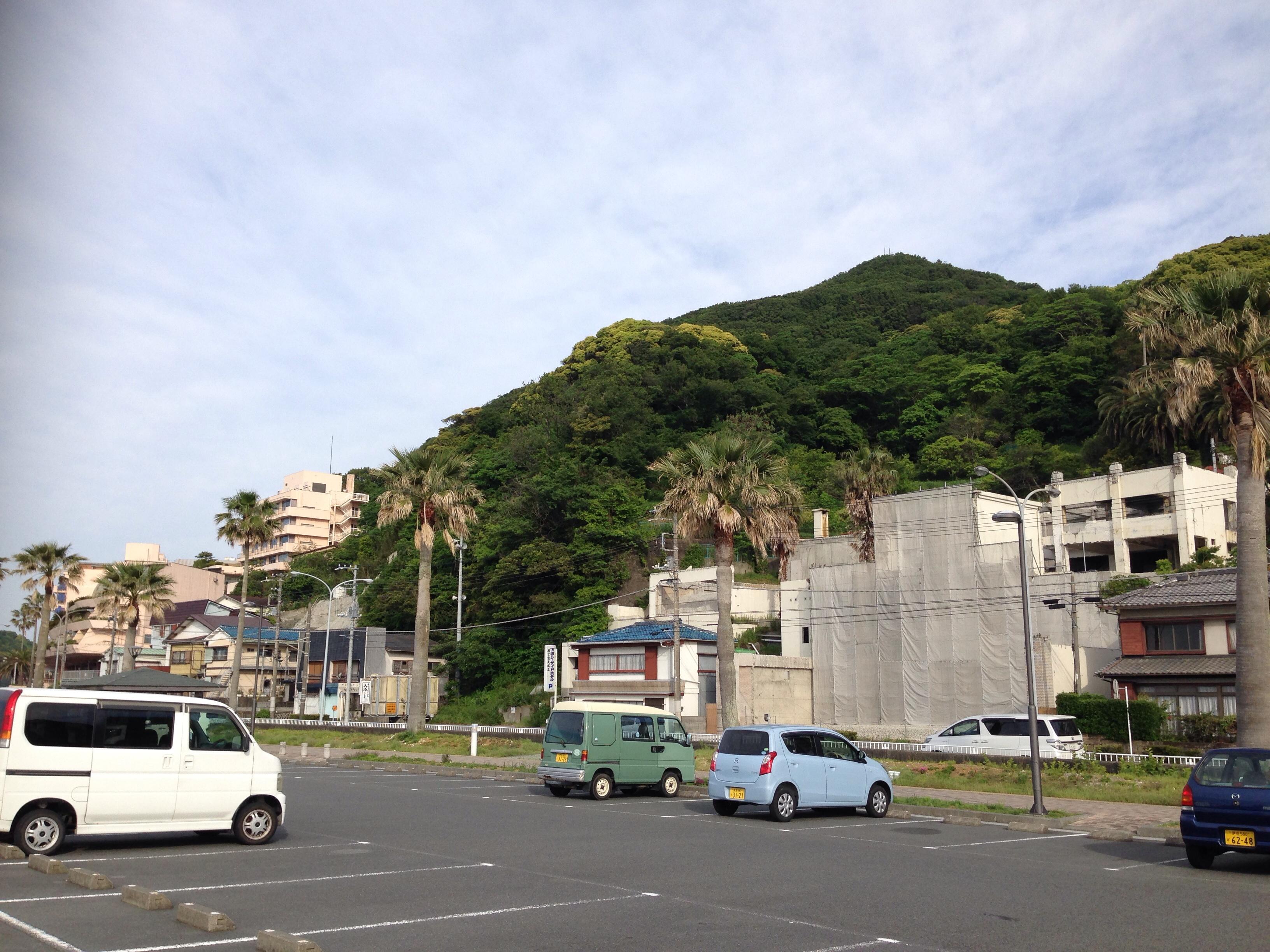 静岡県下田市まどが浜海浜公園駐車場