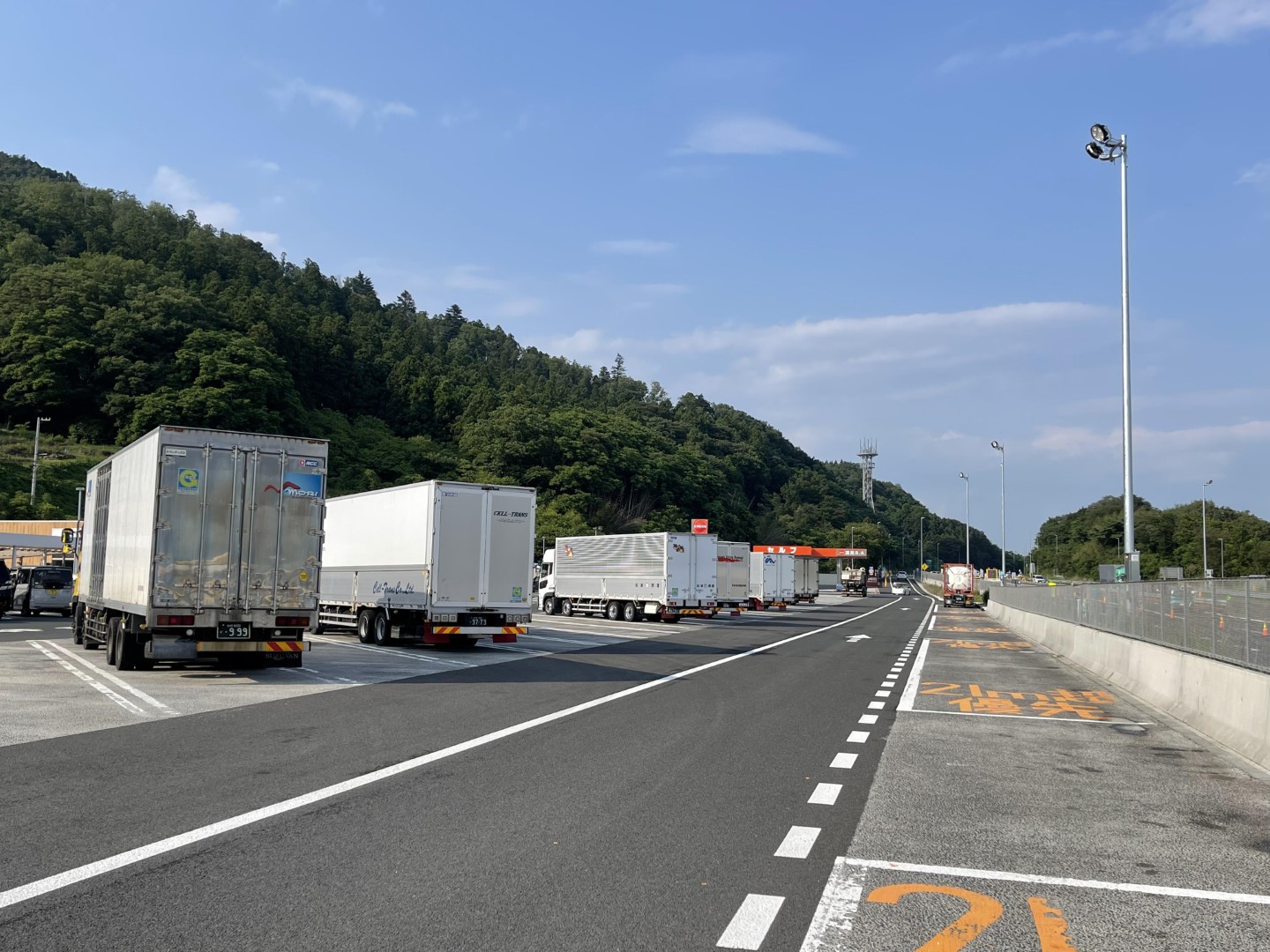 東北自動車道 国見SA 下り